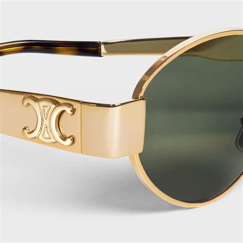 Women's Triomphe metal 01 sunglasses in metal .